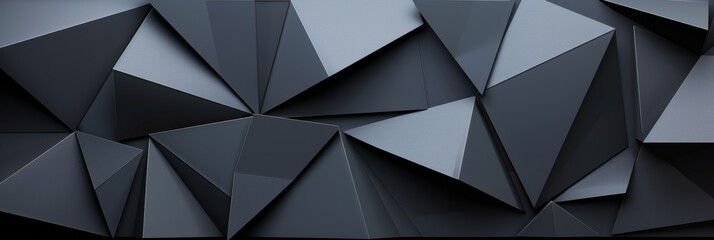 Fototapeta premium Dynamic 3d abstract background featuring a vibrant mix of black, grey, and bright elements