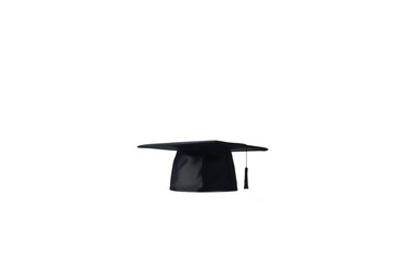The Symbolism of the Mortarboard in Graduation On Transparent Background.