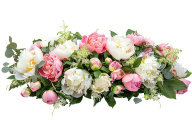 Peony Centerpieces for Sophisticated Decor On Transparent Background.