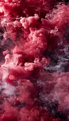 Vivid red smoky backdrop for graphic design, creative projects, and visual storytelling concepts.