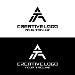 creative letter logo at desain vektor
