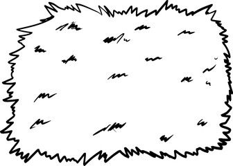 sketch haystack hand drawn