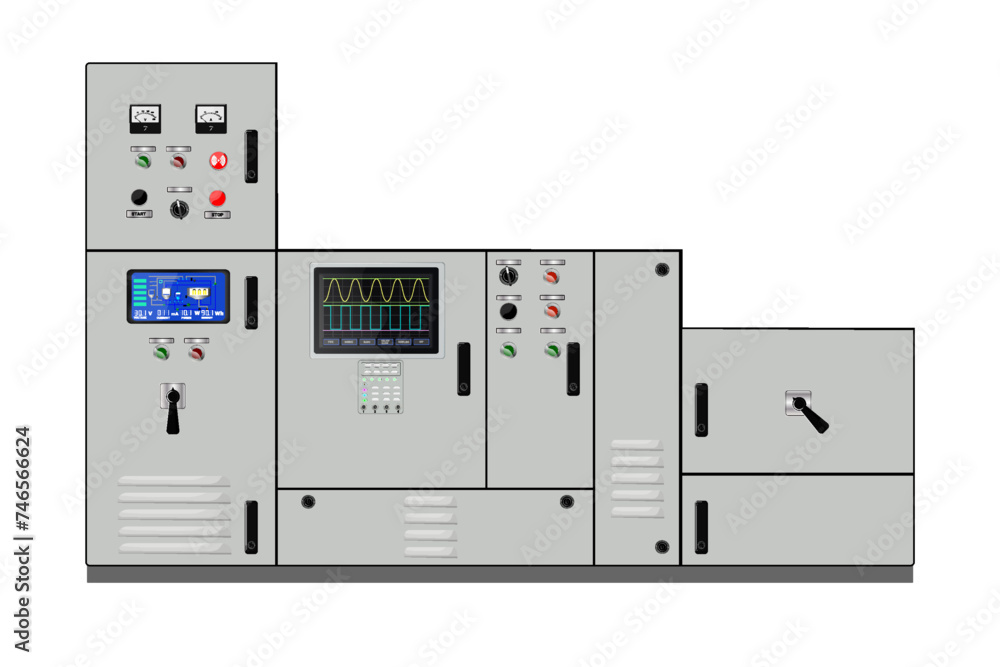 Aufkleber control panel. production control panel and control of computer devices. touchpad.