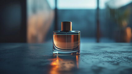 Luxury Parfeum Bottle Mockup Render Photography