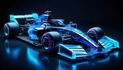 Raamstickers Formula 1 Car, f1 Racing Car. Formula 1 racing Car photography © MAdnan