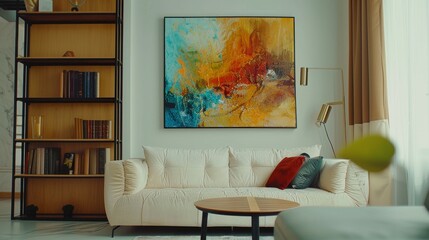 modern clean living room