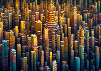Abstract skyline