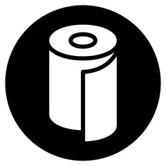 paper roll glyph icon