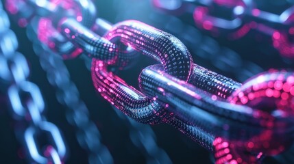 Block chain network Blockchain network concept