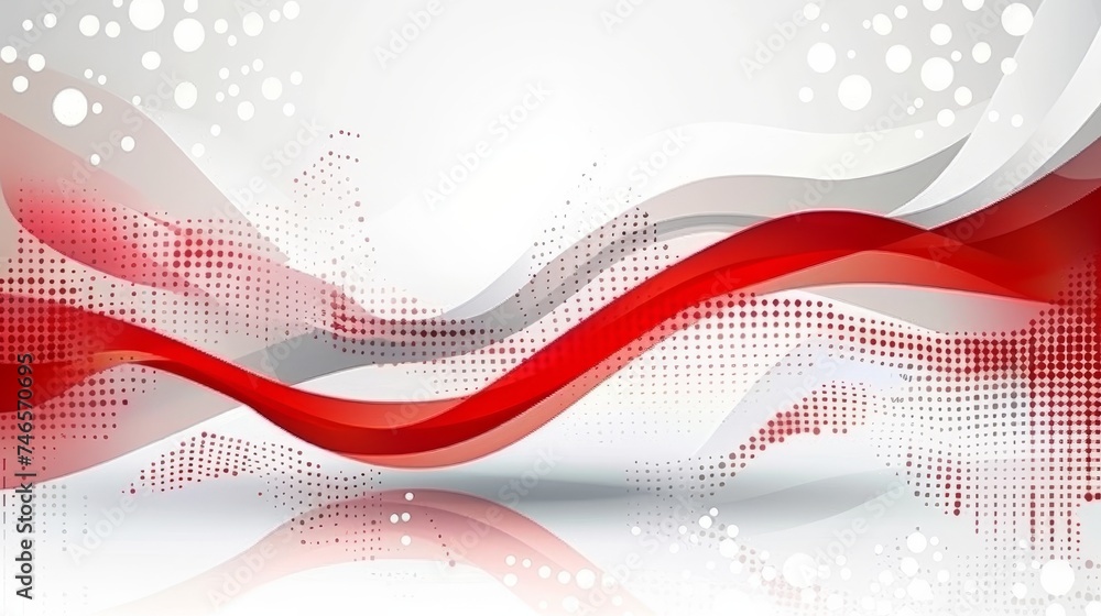 Poster vibrant abstract red color scheme background for creative designs and artistic projects