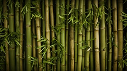 Fototapeta na wymiar Bamboo background bright coloured illustration, artistic modern futuristic print, artwork. For poster, cover, presentation, wallpaper