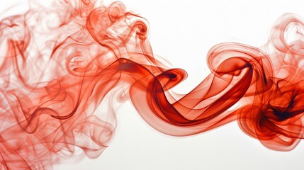 Dynamic red smoky background for graphic design, adding drama and creativity to visuals. - obrazy, fototapety, plakaty