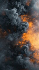 Obraz premium Abstract black and white 3D smoky modern soft luxury texture curve background illustration. Textured wave pattern for backgrounds, wallpaper.