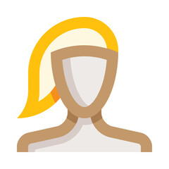 Woman Girl Flat Icon