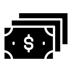 dollar bills stack icon
