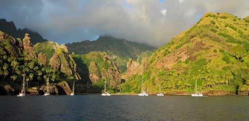 La baie des vierges - Fatu Hiva Les marquises