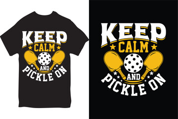 Pickleball tshirt Design for Male and Female