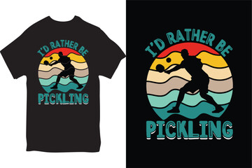 Pickleball tshirt Design for Male and Female