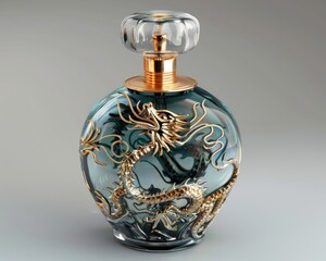 Obraz premium perfume bottle with dragon