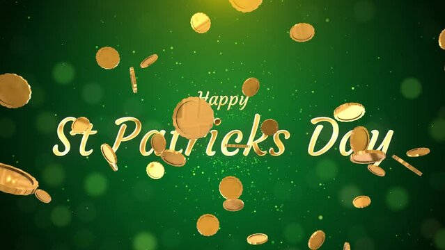 St Patrick's Day Greeting Card Animation and Wish