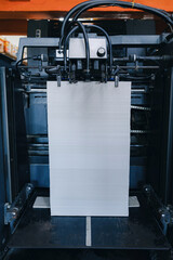 Printed sheets of paper are served in the printing press. Offset , CMYK. Offset printing machines....