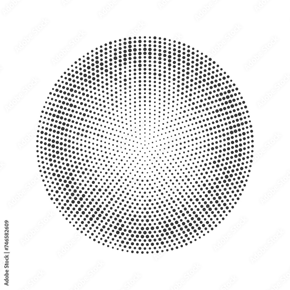 Poster circle halftone pattern dots background. vector circle halftone dots texture