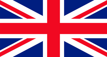 vector illustration of the flag of Great Britain