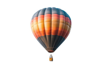 Hot air balloon isolated on transparent background