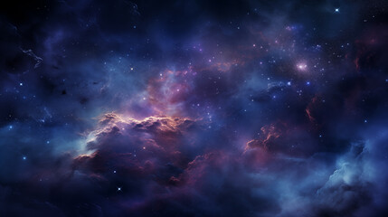 Abstract cosmos background. Space dark background with fragment of our galaxy