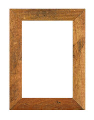 old wooden photo frame