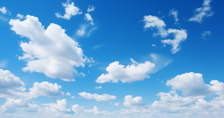 blue sky with white cloud background. blue sky with cloud closeup