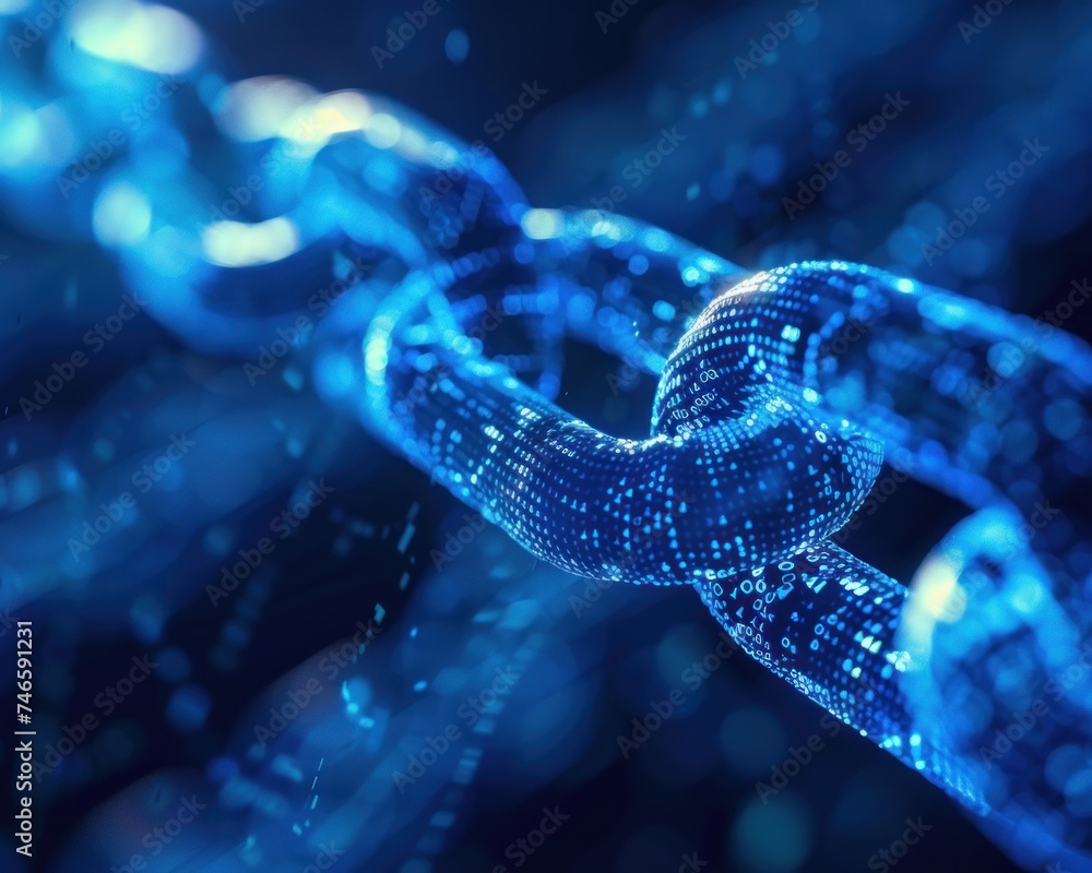 Poster realm of digital connectivity, the concept of a blockchain emerges as a powerful symbol of security 