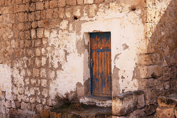 Fototapeta na wymiar Abandoned Village in Soganli Valley, Soganli Tal, Cappadocia, Turkey