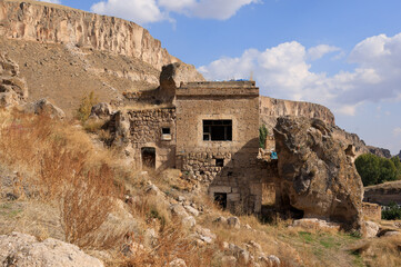 Abandoned Village in Soganli Valley, Soganli Tal, Cappadocia, Turkey