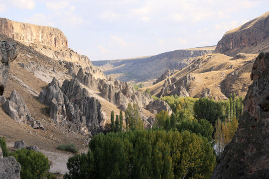 Abandoned Village in Soganli Valley, Soganli Tal, Cappadocia, Turkey