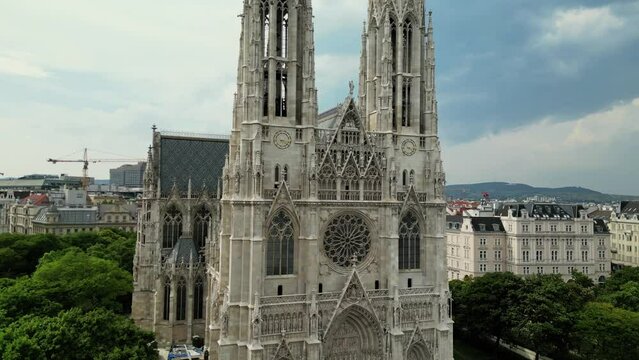 Stephen's Cathedral, history and its significance Vienna the Capital city of Austria. Vienna skyline and old town with Vienna cathedral. Roman Catholic Archdiocese. Wien