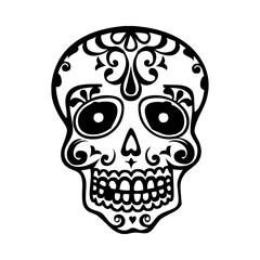 These are several skull-shaped vectors that have unique characteristics. Very suitable for posters for the Cinco de Mayo festival in Mexico. I deliberately made it black and white so you can easily.