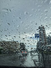 rain drops on window