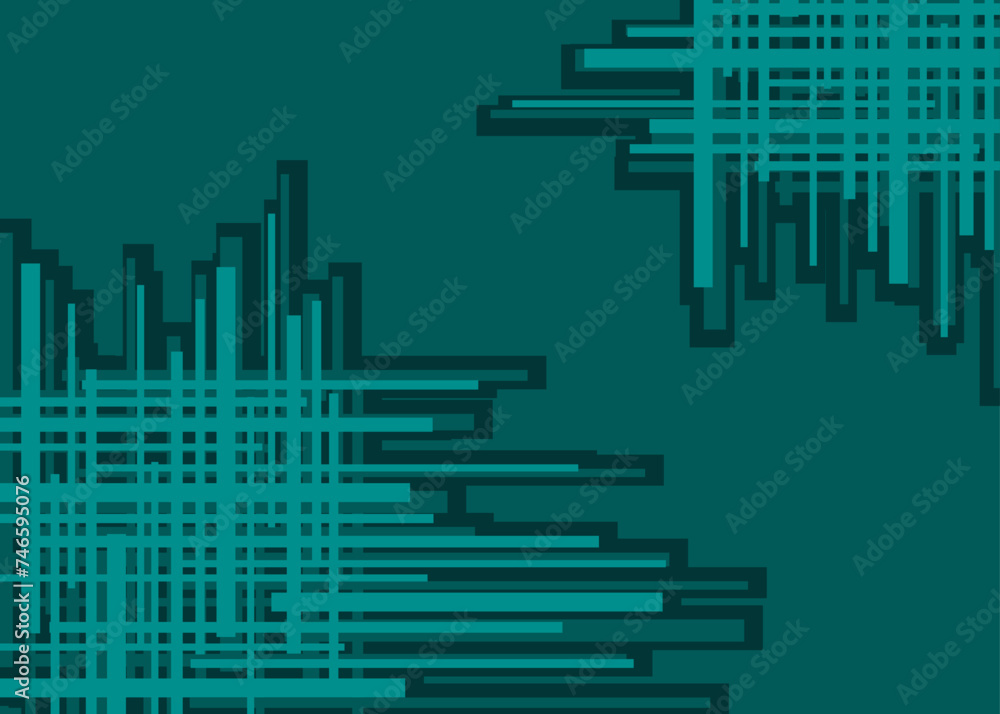 Poster abstract background with grungy lines and with some copy space area