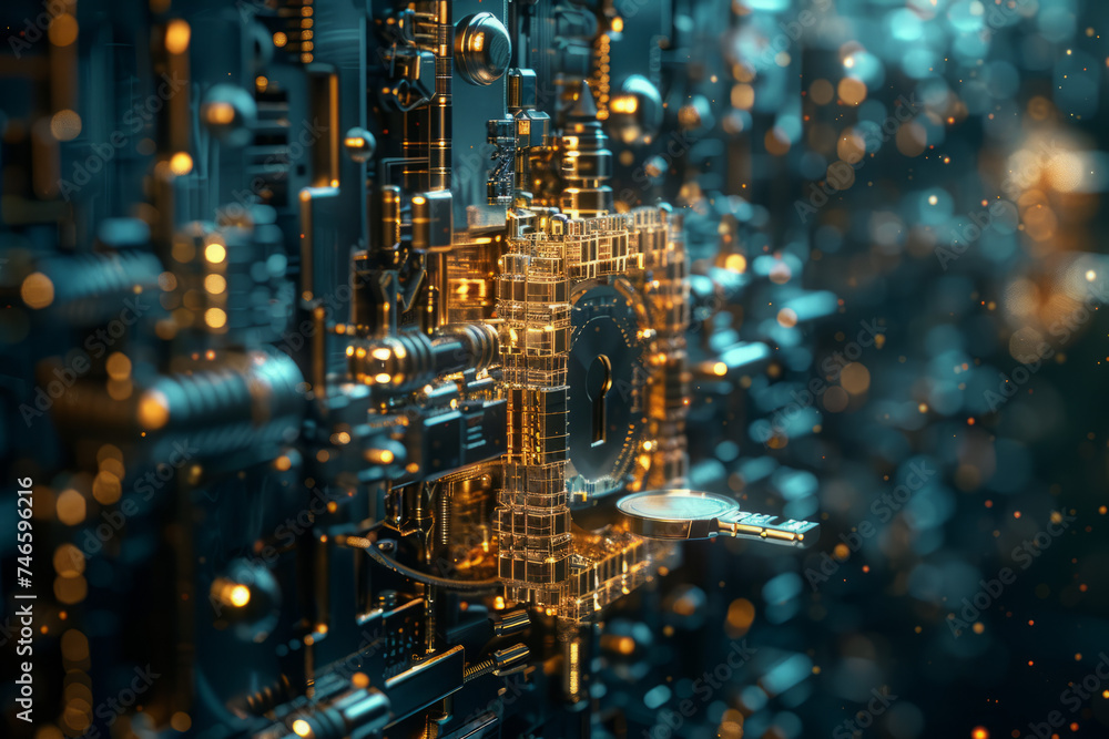 Aufkleber cybersecurity is the practice of protecting internet connected systems and data breach detection.
