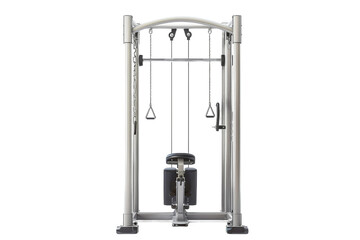 Lat Pulldown Machine isolated on transparent background