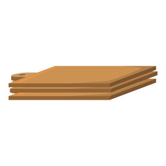 Stack of Wooden Chopping Boards: Kitchen Essentials