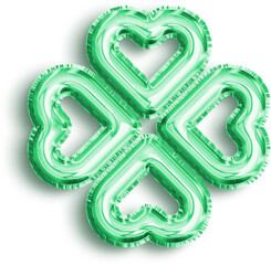 Clover Mint Foil Balloon Icon