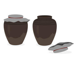 A water container made from clay.