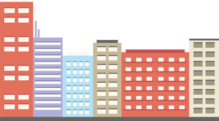 City Building Illustration