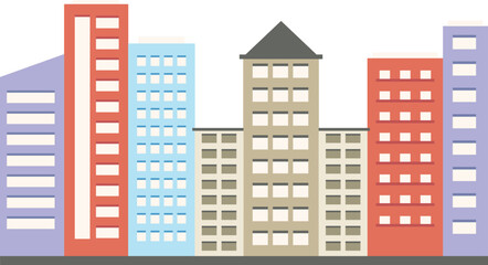 City Building Illustration