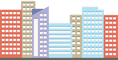 City Building Illustration