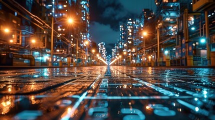 abstract blue high speed line abstract technology background digital fiber hi tech concept