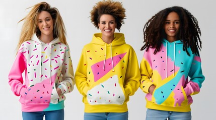hoodie mockup bold and eye-catching graphics - obrazy, fototapety, plakaty