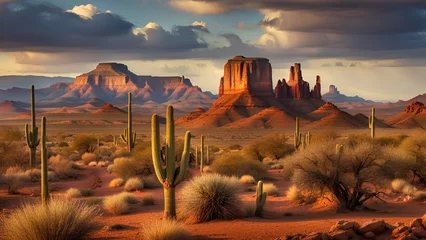 Rolgordijnen Desert landscape © Katarzyna